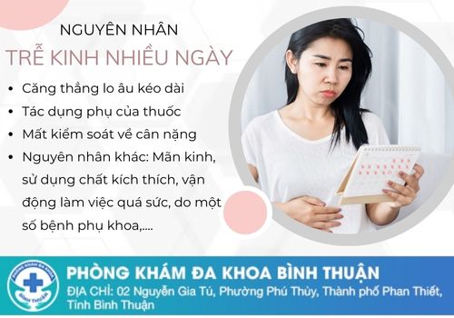 Nguyên nhân trễ kinh nhiều ngày nhưng không có thai?